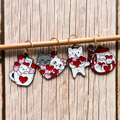 Set d'anneaux marqueurs Hello Kim, modèle 36 Be My Chalentine