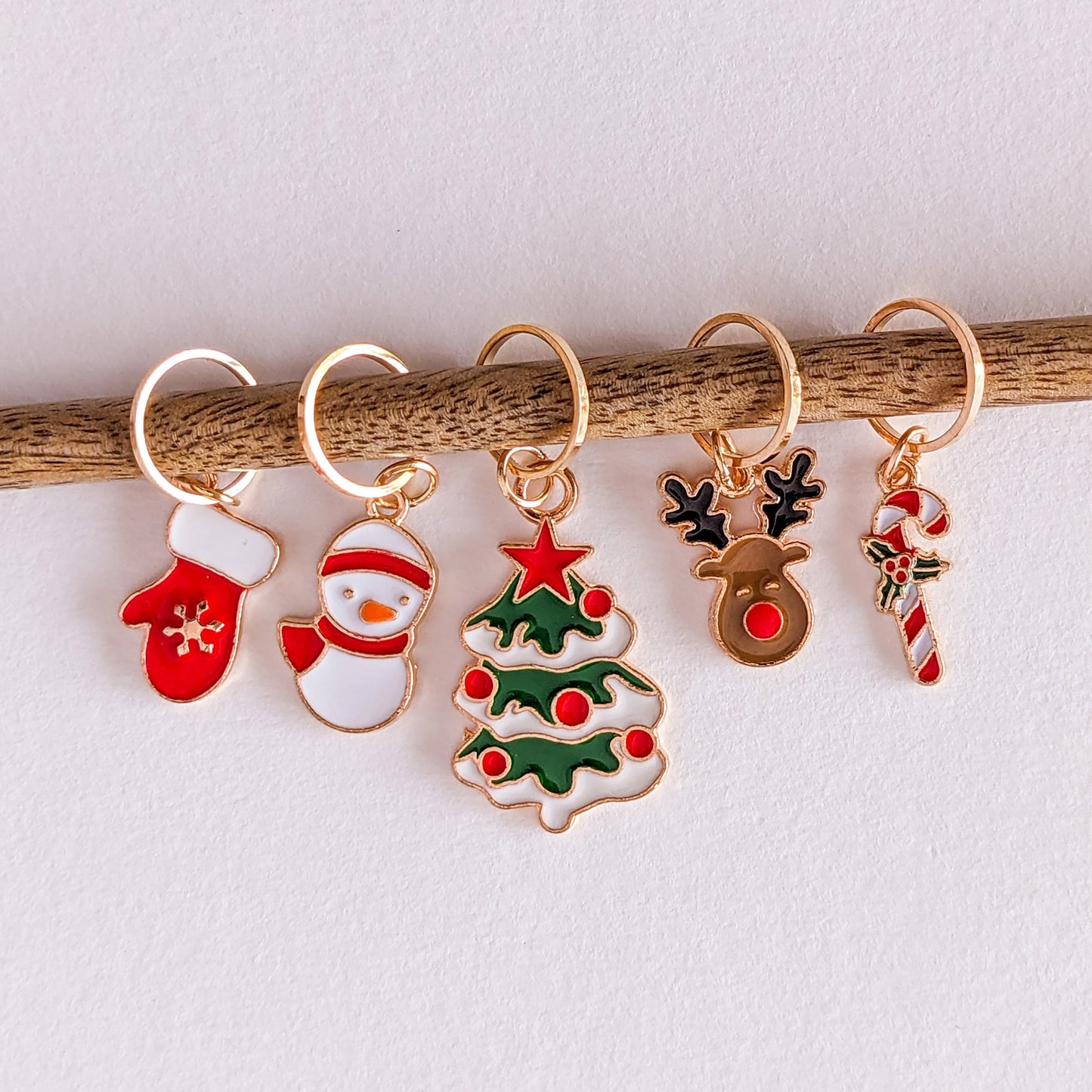 Set d'anneaux marqueurs Hello Kim, modèle 41 Magie de Noël