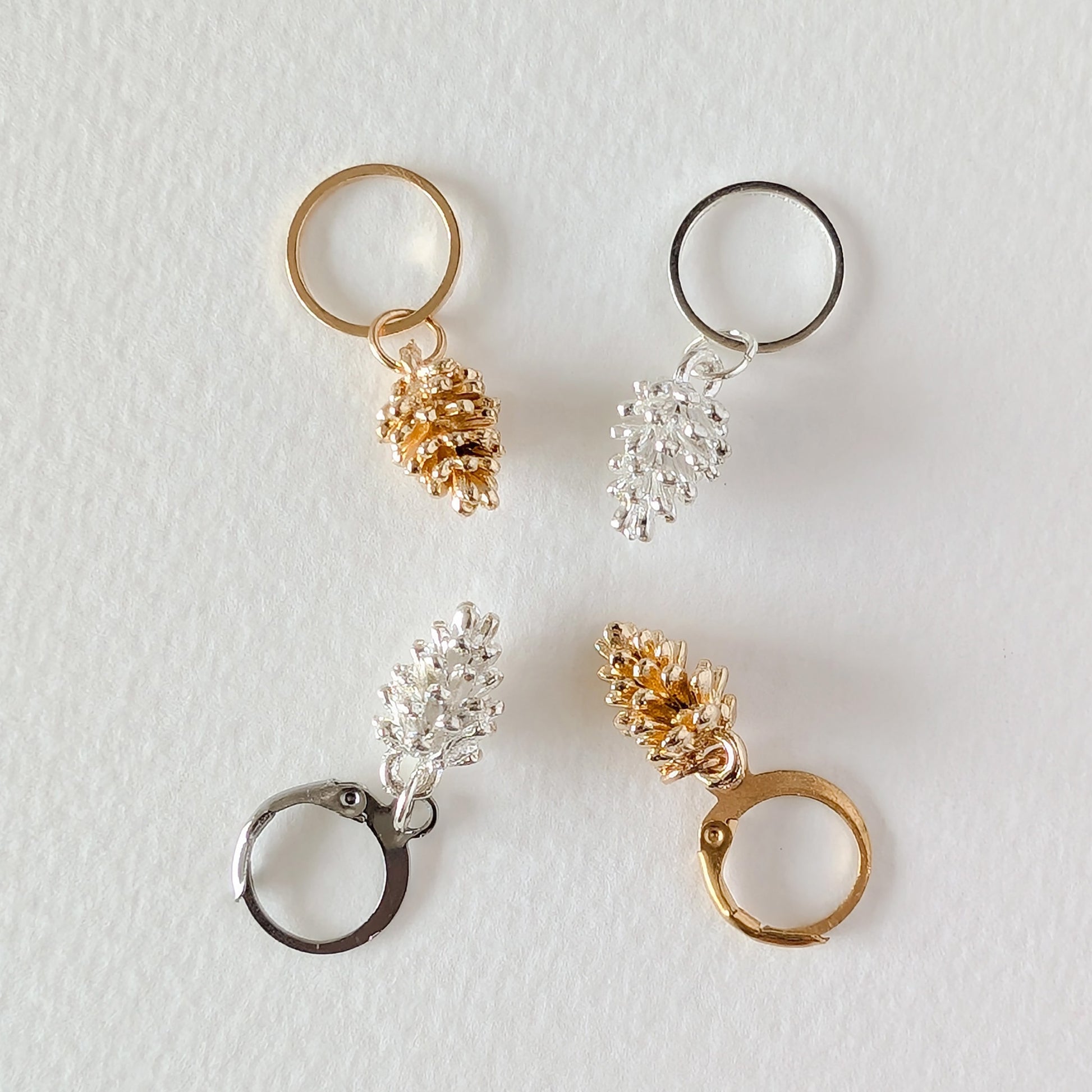 Set de marqueurs Hello Kim (2 fixes + 2 amovibles), modèle 20M Pommes de Pin (mix)