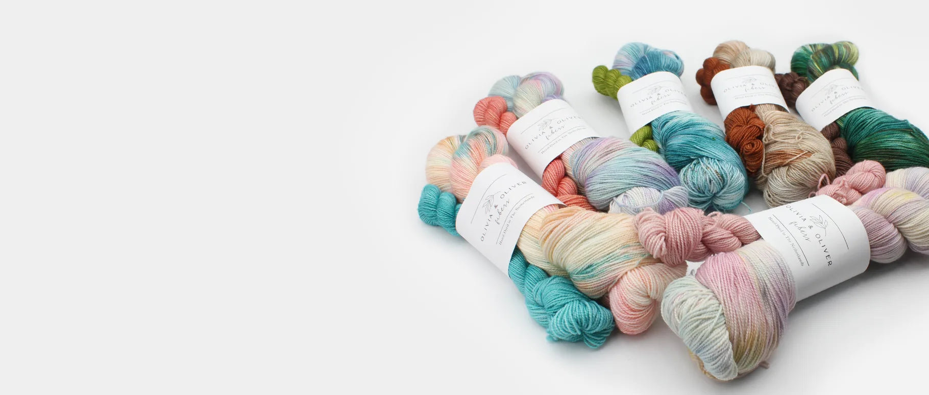 Olivia & Oliver, des fils à tricoter ou crocheter teints à la main !