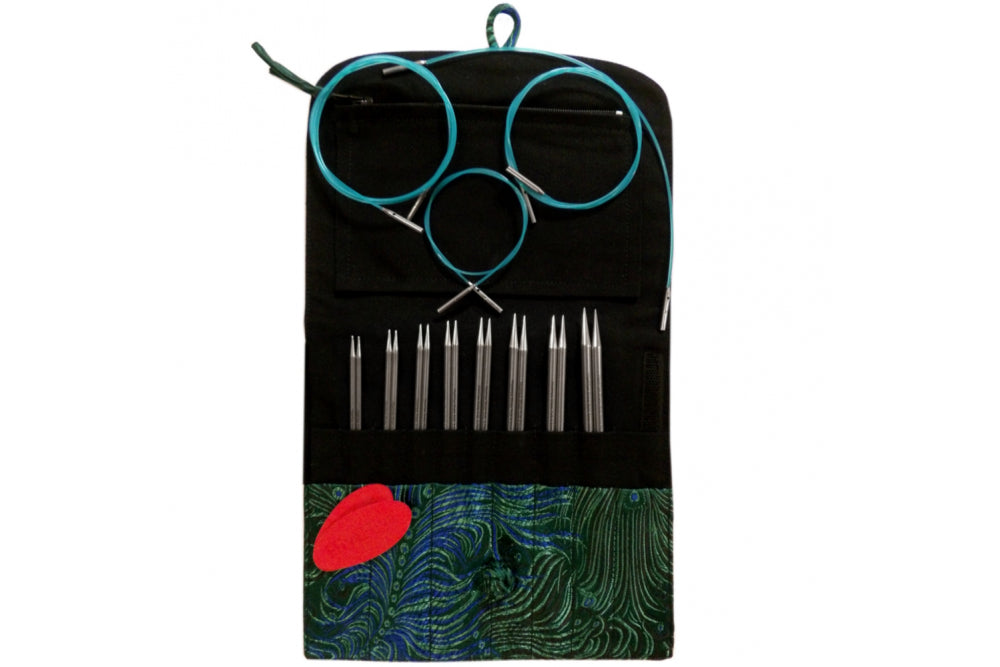 Ensemble D'aiguilles à Tricoter Circulaires Interchangeables Aiguilles Différentes