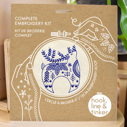 Kit de broderie Hook Line & Tinker, modèle   Renne Hygge