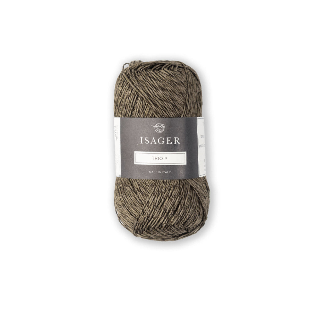 Pelote de Trio 2 d'Isager coloris Khaki