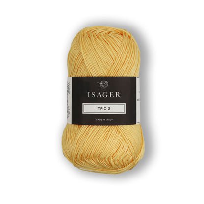 Pelote de Trio 2 d'Isager coloris Lemon