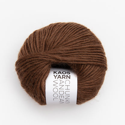 Pelote de Chunky Andean Wool de Kaos Yarn coloris 6008 Genuine