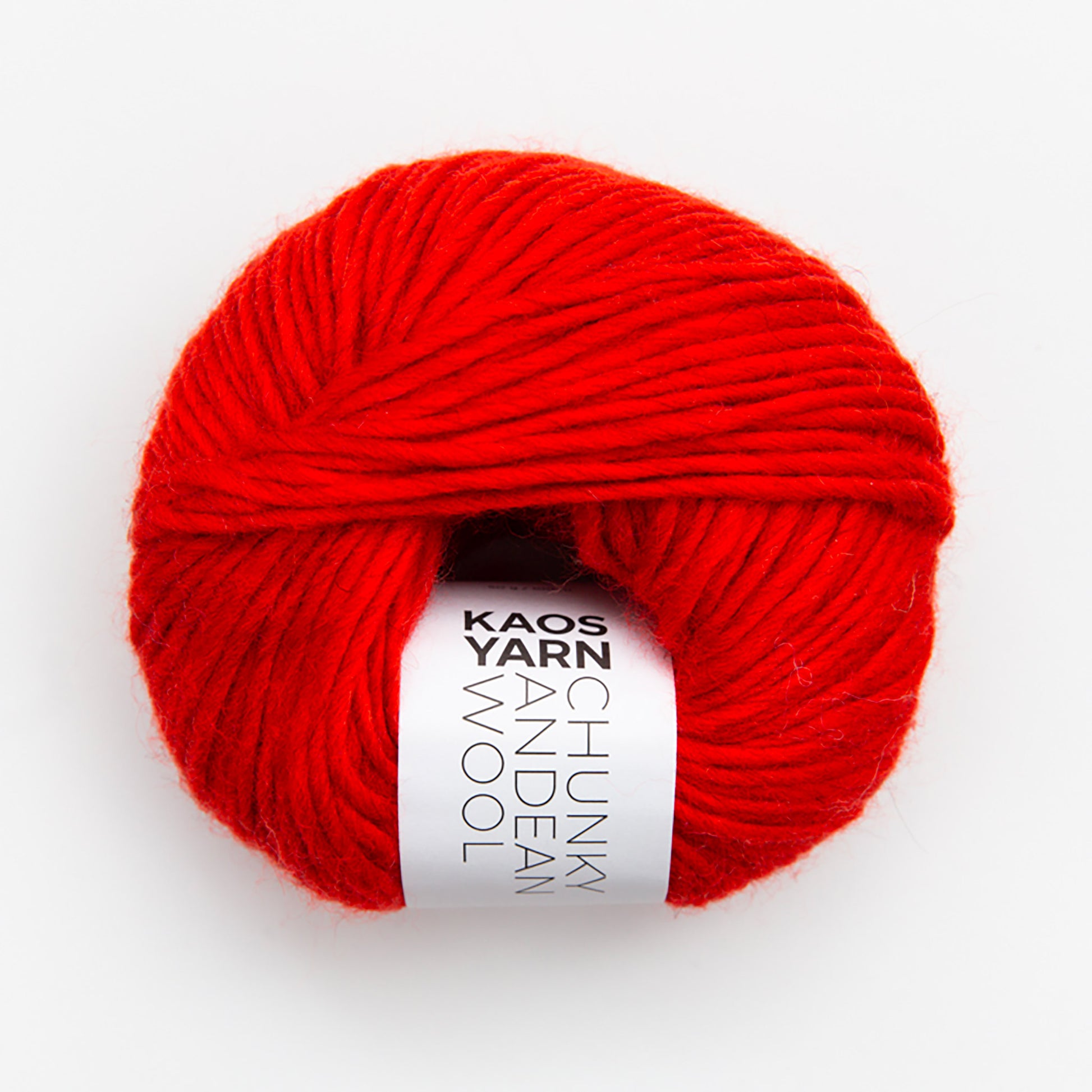 Pelote de Chunky Andean Wool de Kaos Yarn coloris 6031 Passionate