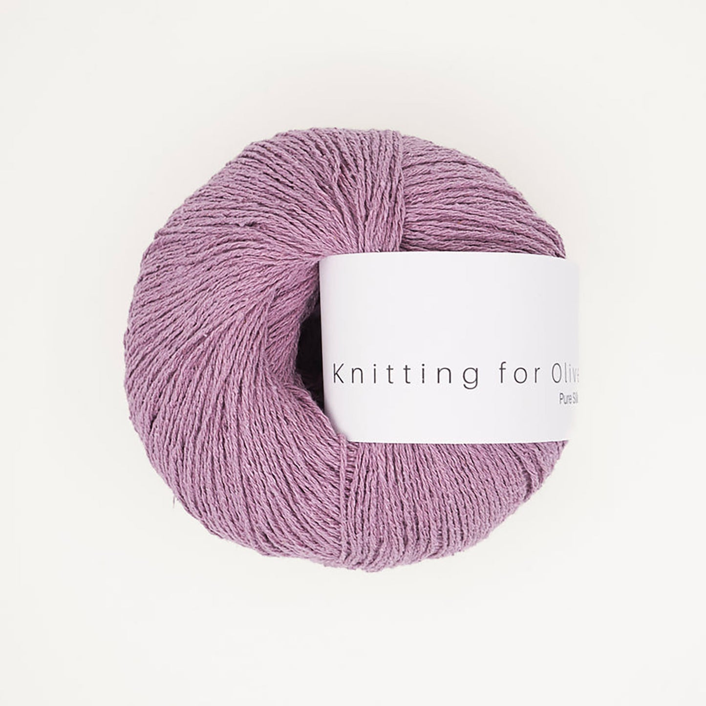 Pelote de Pure Silk de Knitting for Olive (KFO) coloris Artichoke Purple