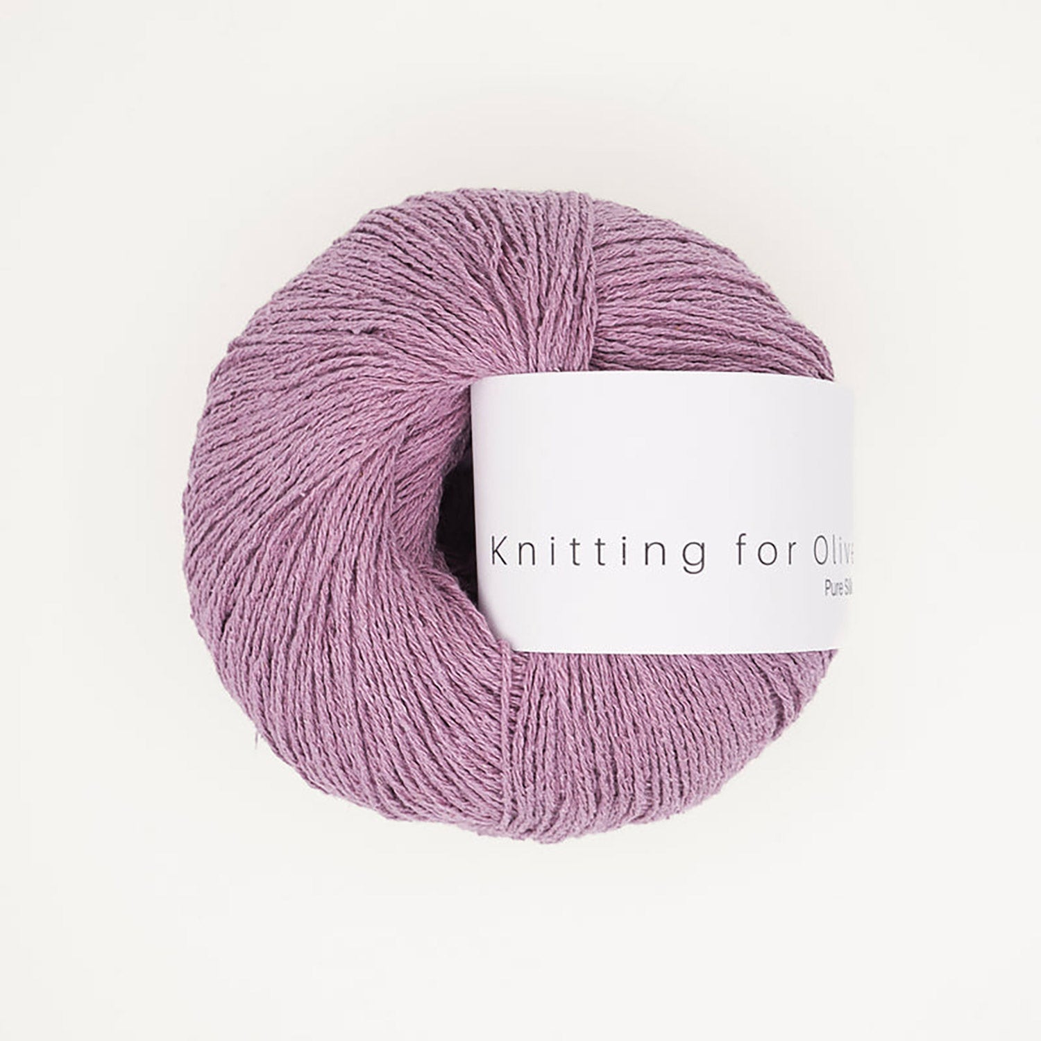 Pelote de Pure Silk de Knitting for Olive (KFO) coloris Artichoke Purple