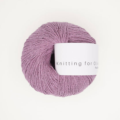 Pelote de Pure Silk de Knitting for Olive (KFO) coloris Artichoke Purple
