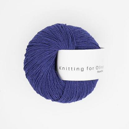 Pelote de Pure Silk de Knitting for Olive (KFO) coloris French Anemone