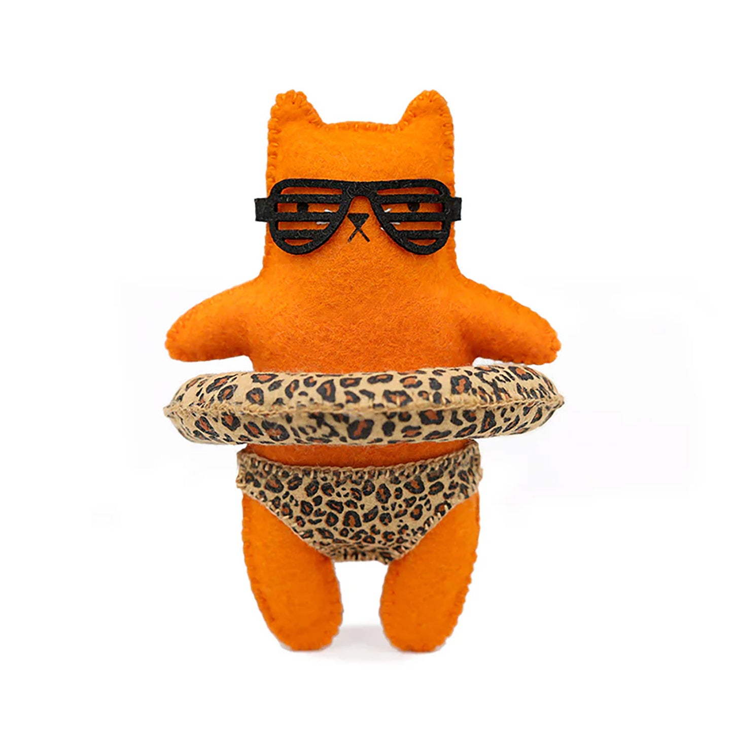 Kit de broderie Felted Doll de Kiriki Press modèle Leo Cat