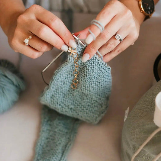 Compte-rangs à anneaux - Knits by ce