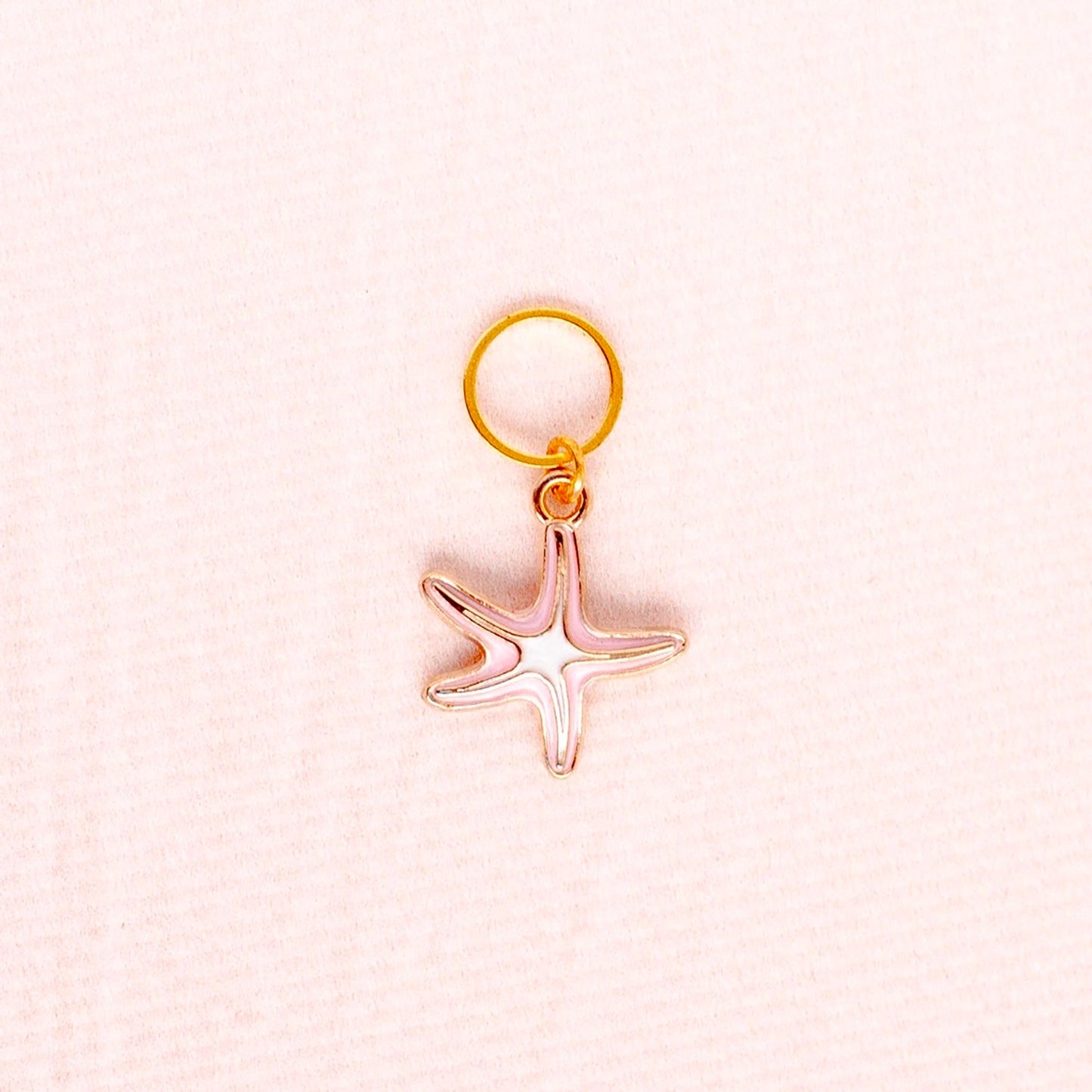 Anneau marqueur de Knits by ce, modèle Etoile de mer (fixe)