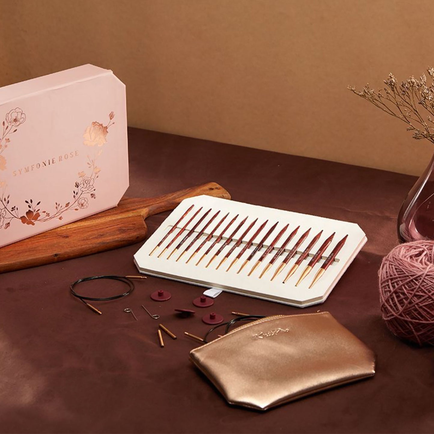 Coffret d'Interchangeables Symfonie Rose - Knit Pro