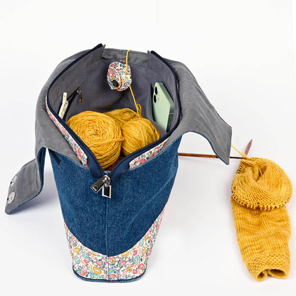 Sac à Projet (Wrist Bag) Denim de Knit Pro 