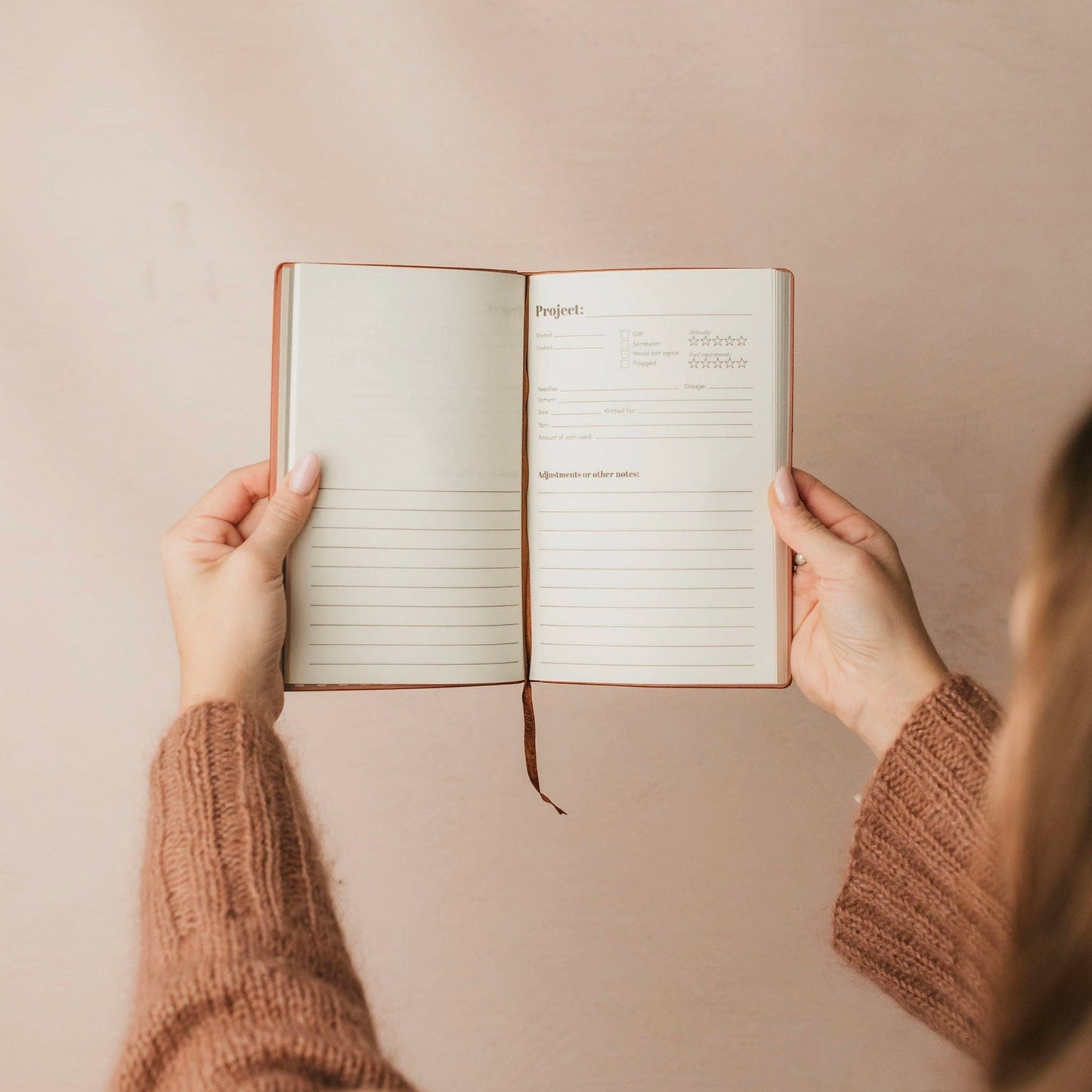 Carnet de Suivi de Projets Tricot - Knits by ce