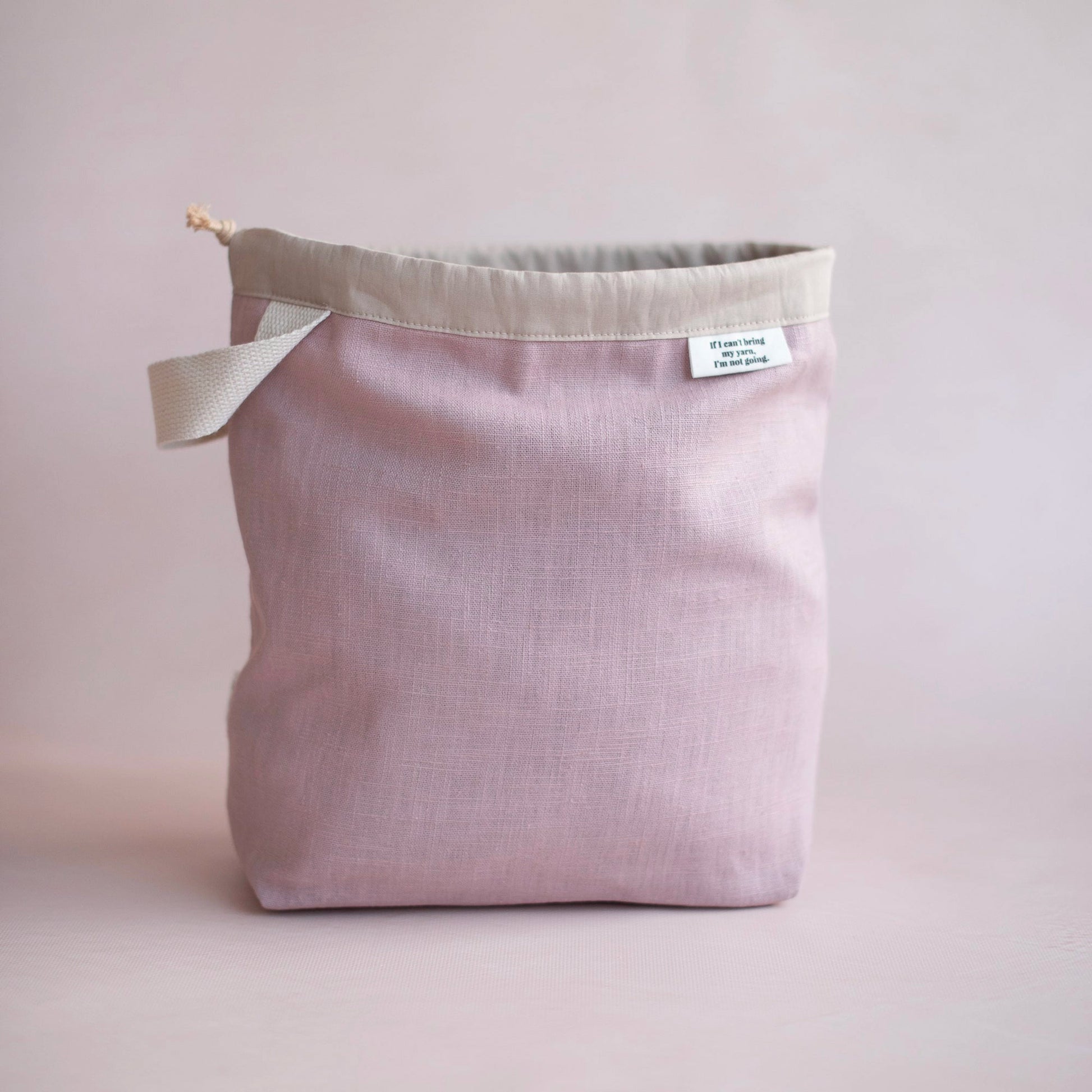 Sac à projet nomade de Knits by ce coloris  Lilas