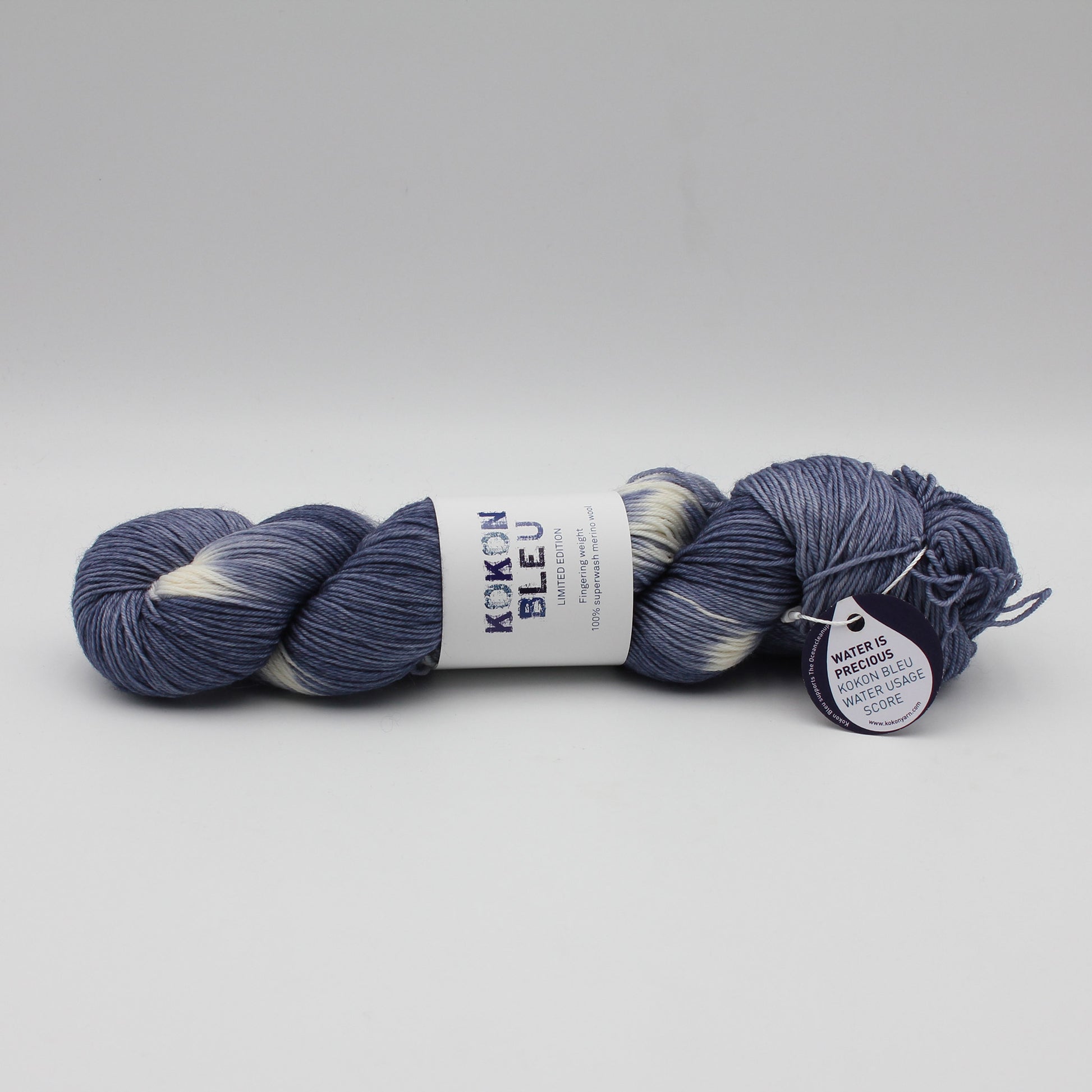 EEcheveau de Fingering de Kokon, coloris Jean-Michel / Tie Dye