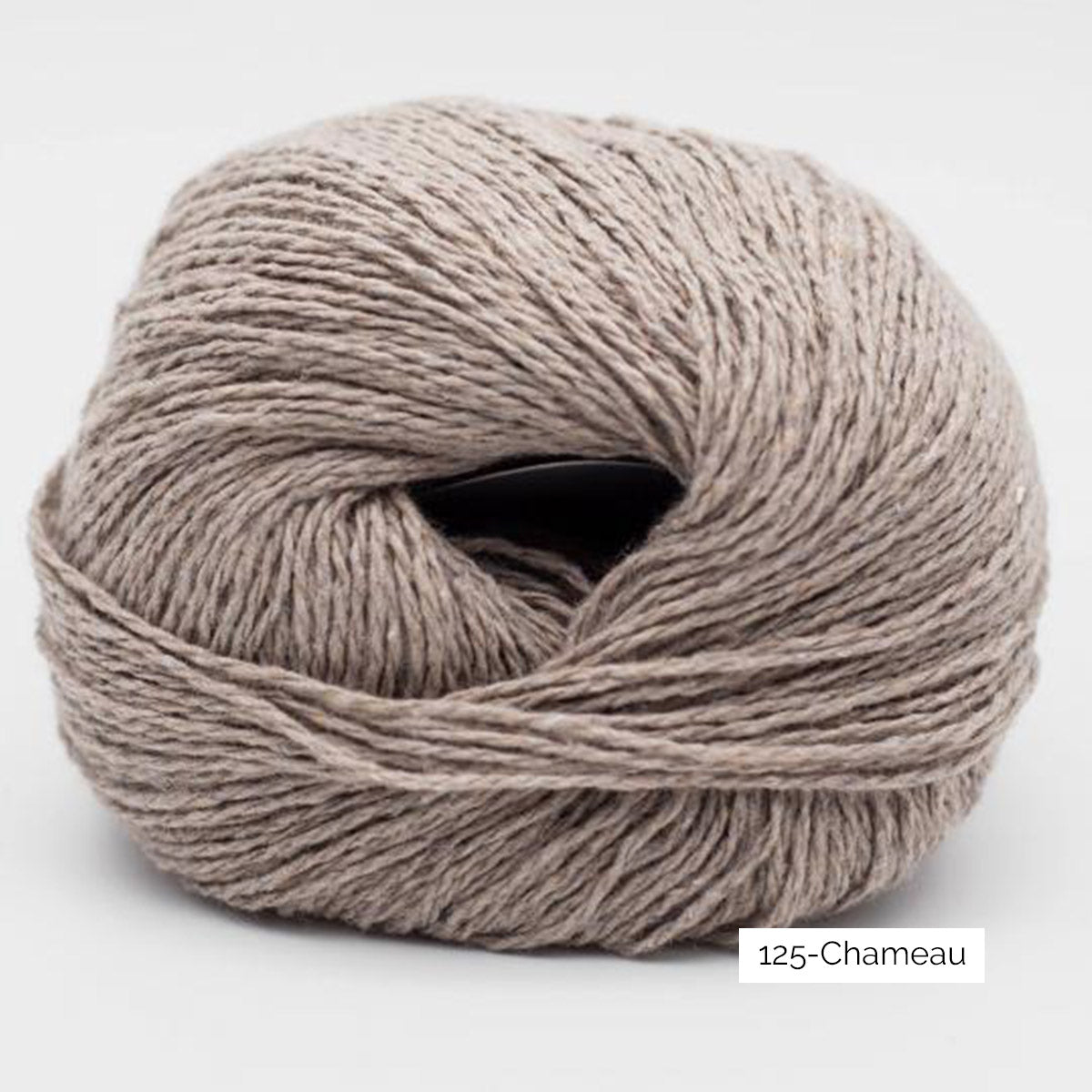 Pelote de coton recyclé Reborn de Kremke Soul Wool, coloris 125 Chameau