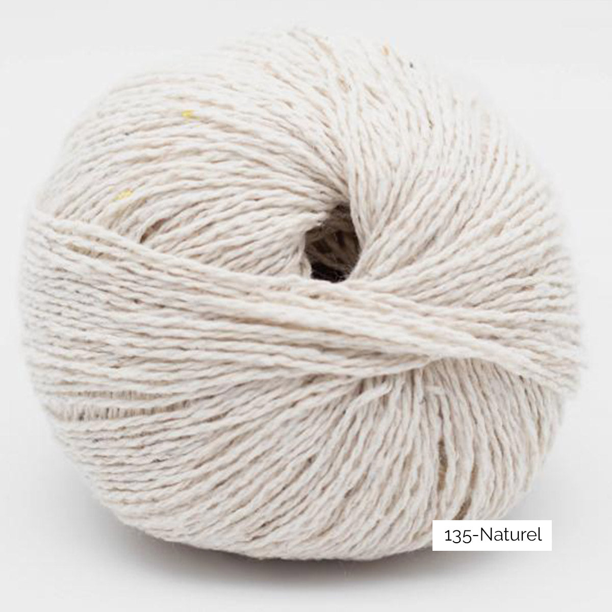 Pelote de coton recyclé Reborn de Kremke Soul Wool, coloris 135 naturel