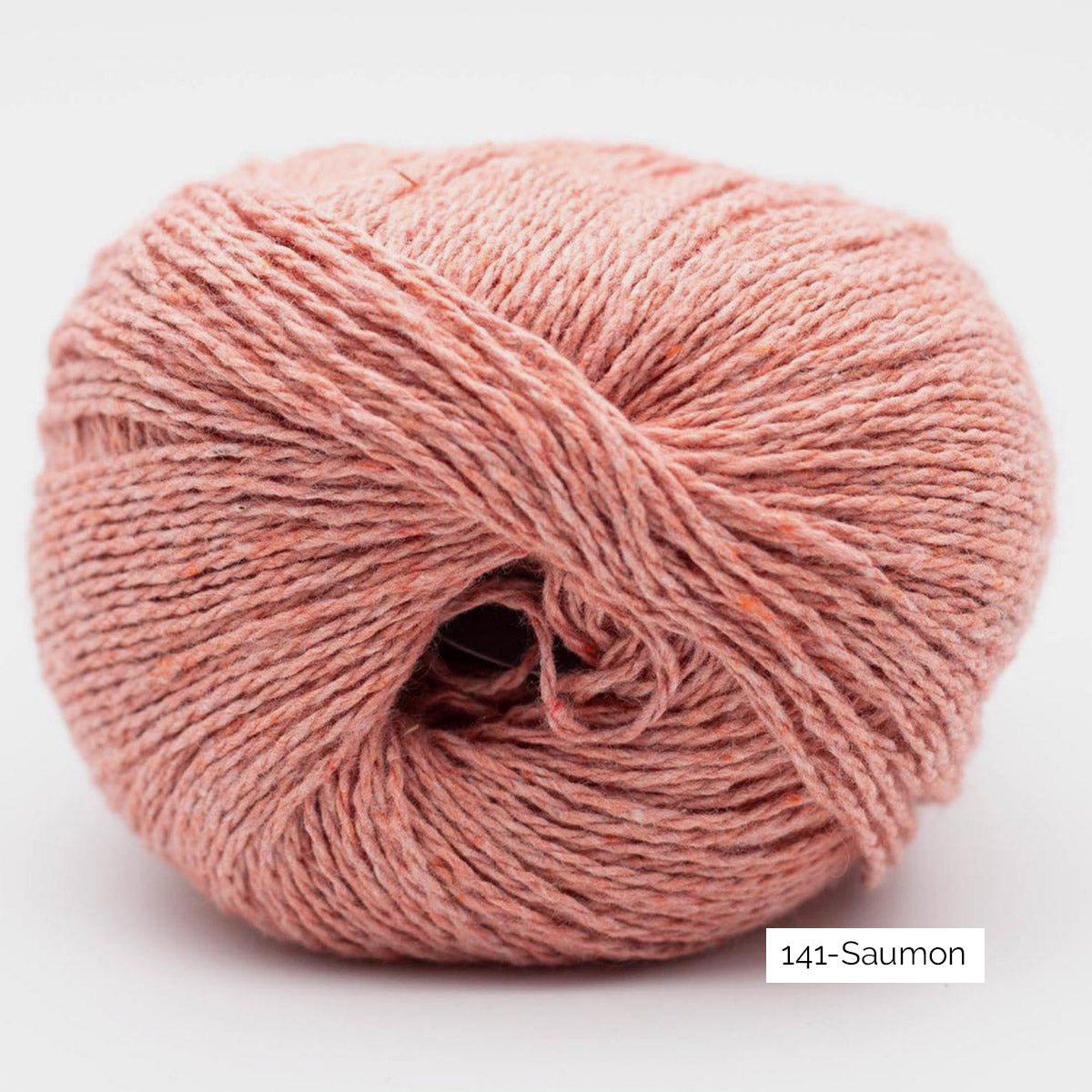 Pelote de coton recyclé Reborn de Kremke Soul Wool, coloris 141 Saumon