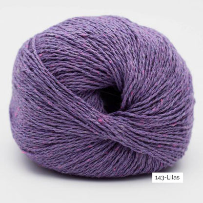 Pelote de coton recyclé Reborn de Kremke Soul Wool, coloris 143 Lilas