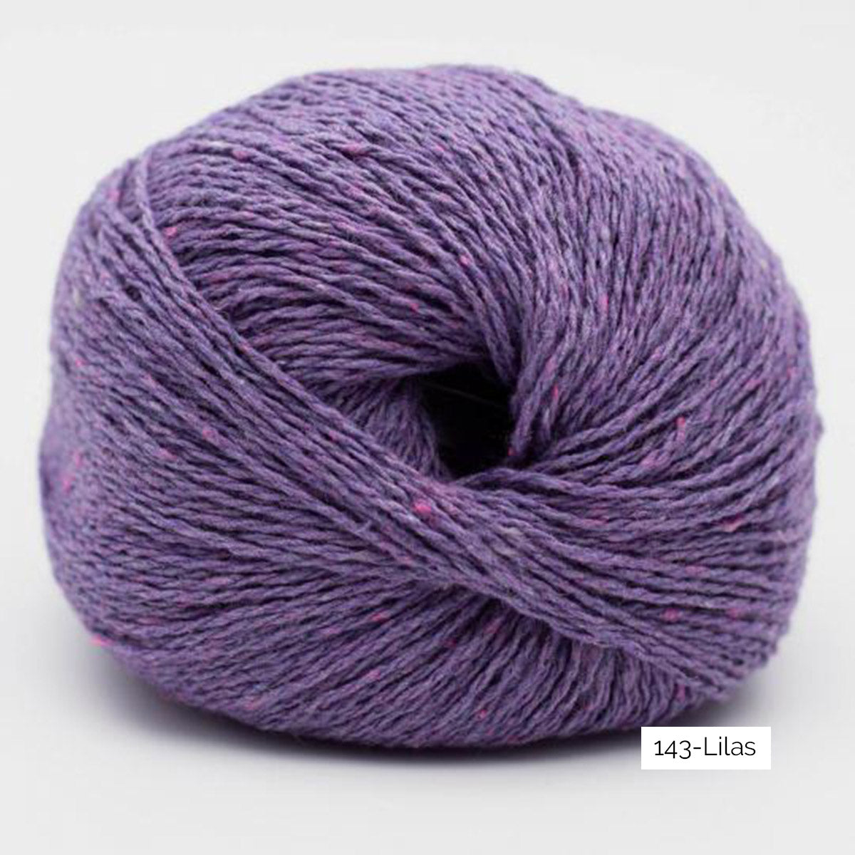 Pelote de coton recyclé Reborn Denim Uni de Kremke Soul Wool, coloris 143 Lilas