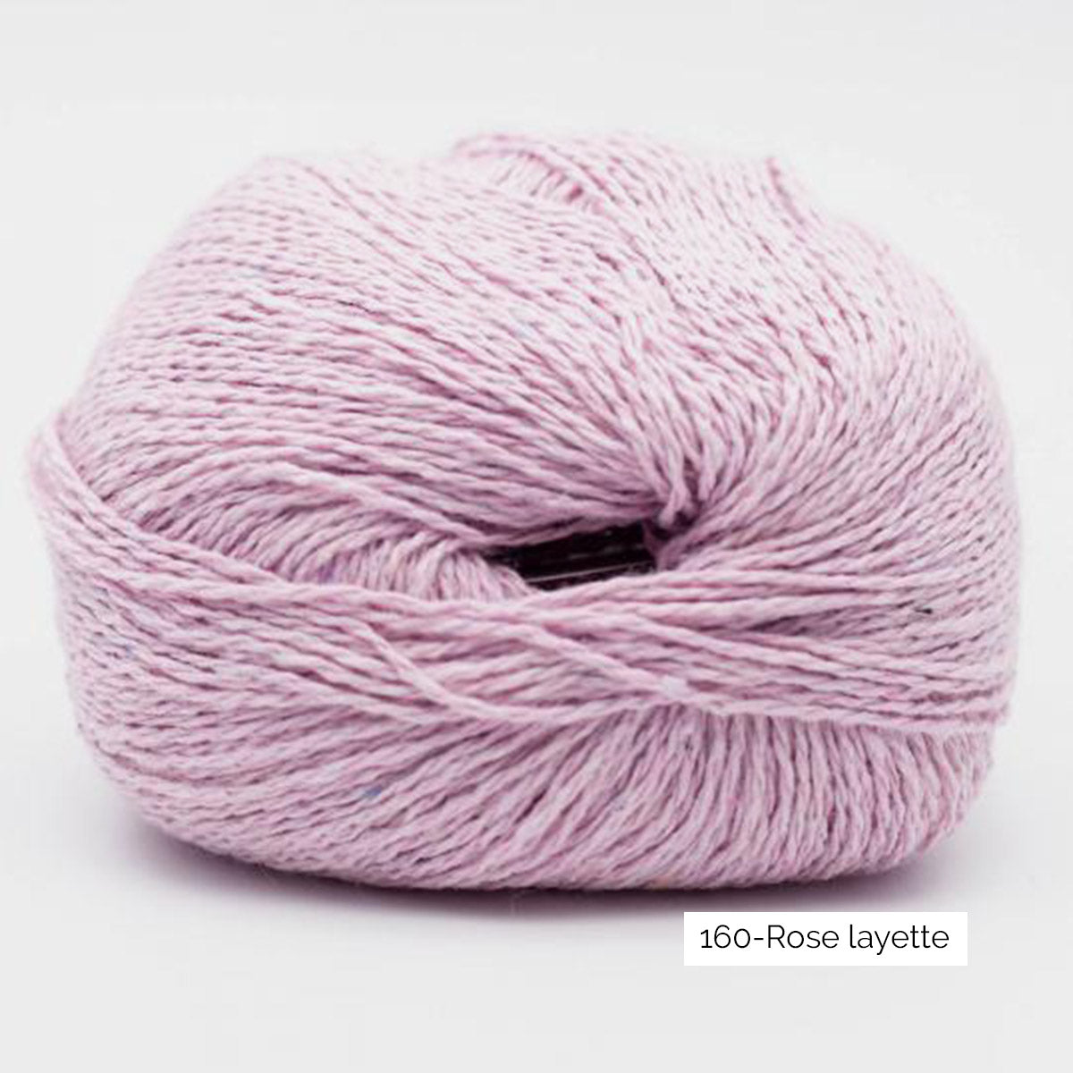 Pelote de coton recyclé Reborn Denim Uni de Kremke Soul Wool, coloris 160 Rose Layette