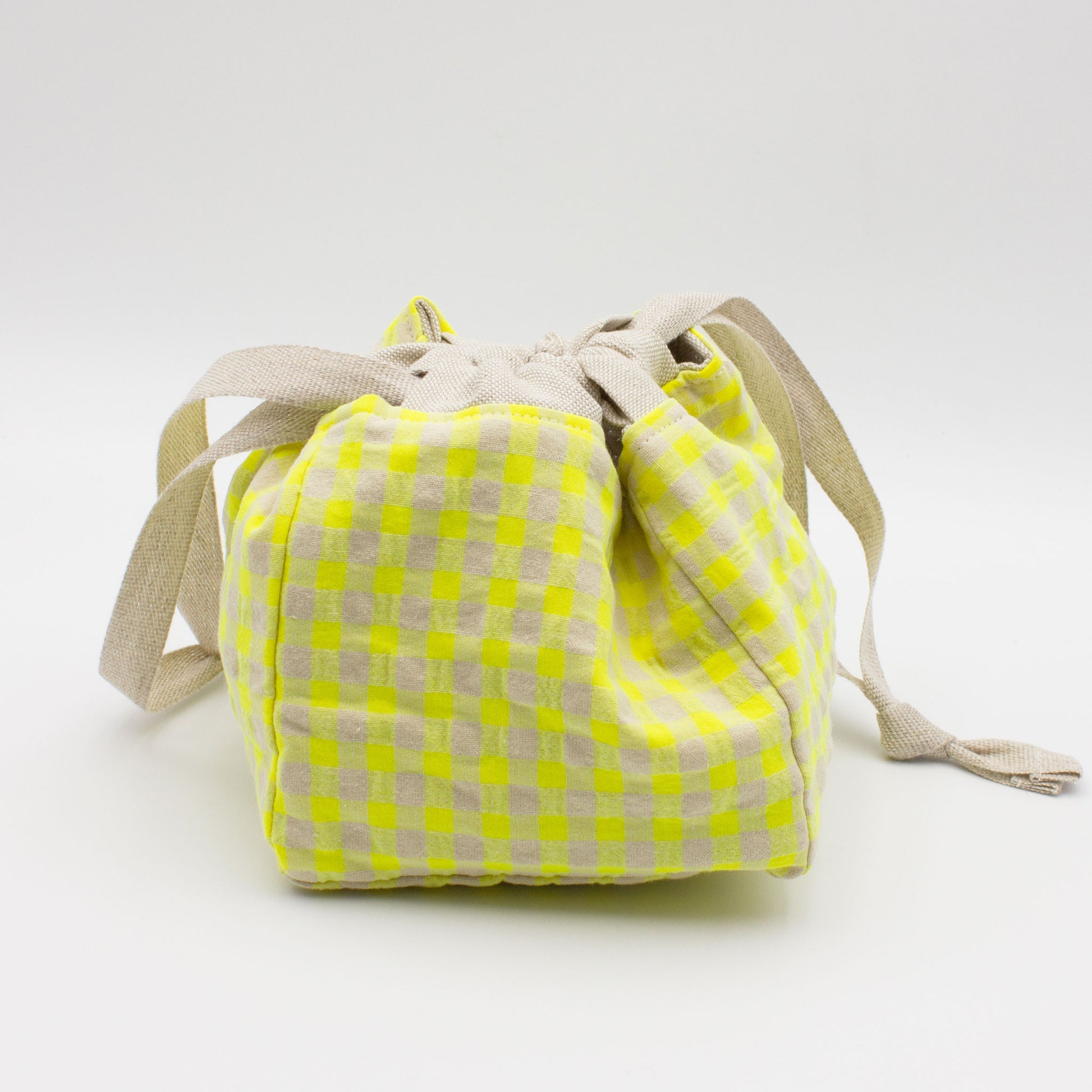 Sac à projet Anne de Kuro Neko modèle Jaune Fluo