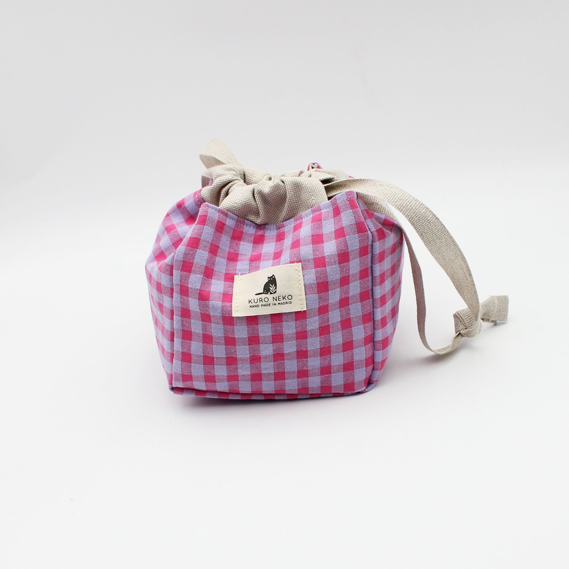 Sac à projet nomade Anne de Kuro Neko coloris Lilas