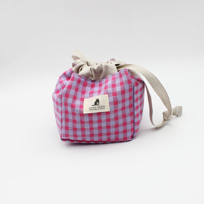Sac à projet nomade Anne de Kuro Neko coloris Lilas