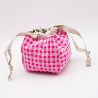 Sac à projet Anne de Kuro Neko modèle Rose Fluo