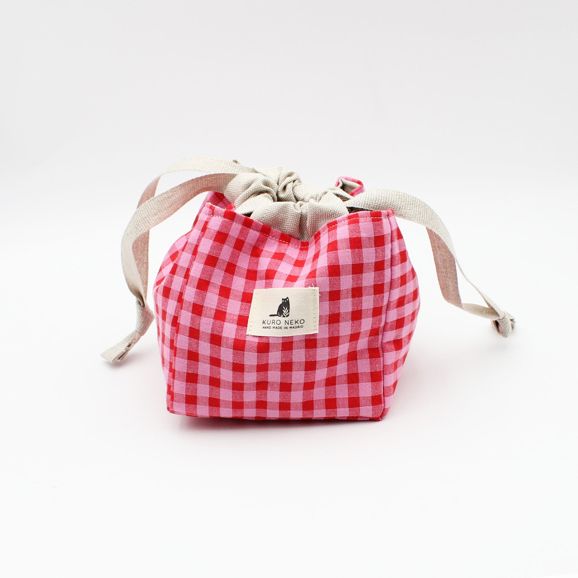 Sac à projet nomade Anne de Kuro Neko coloris Rouge