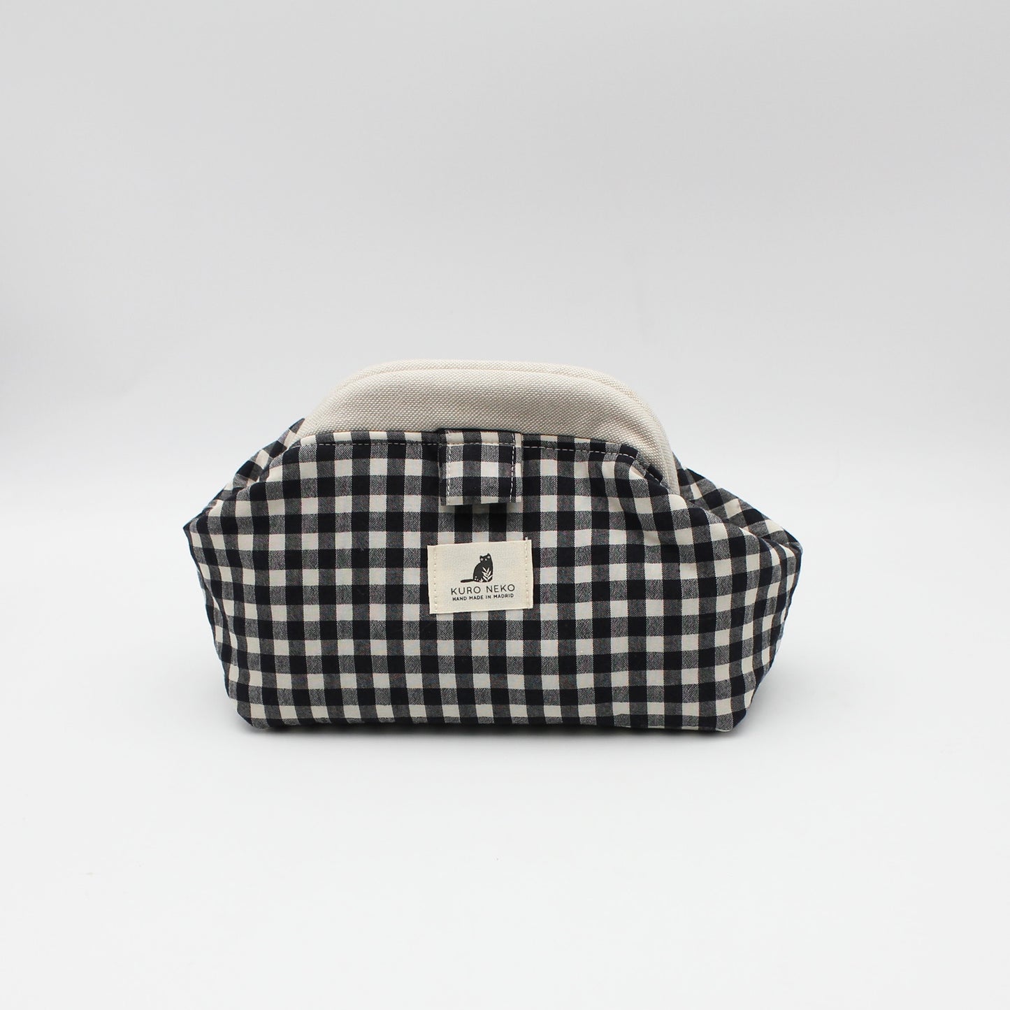 Pochette à projet Baby Bloom de Kuro Neko coloris Noir & Blanc
