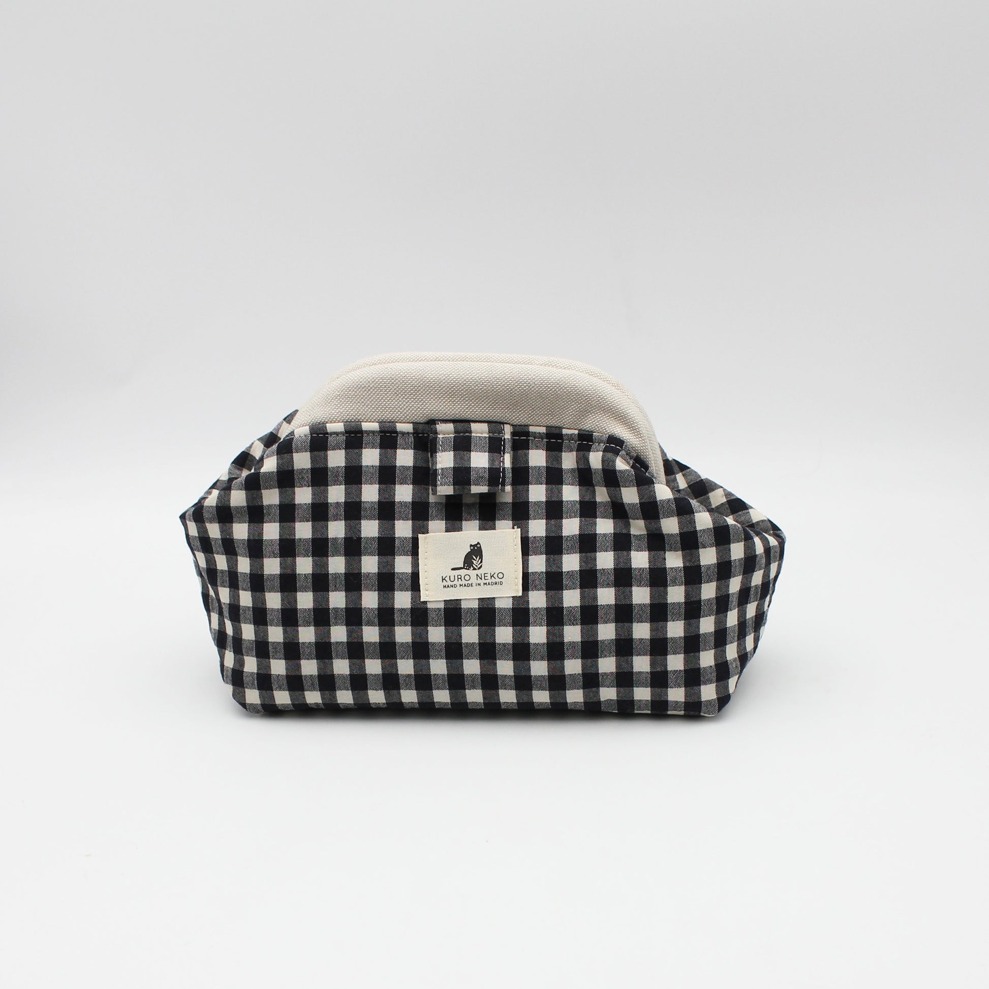 Pochette à projet Baby Bloom de Kuro Neko coloris Noir & Blanc