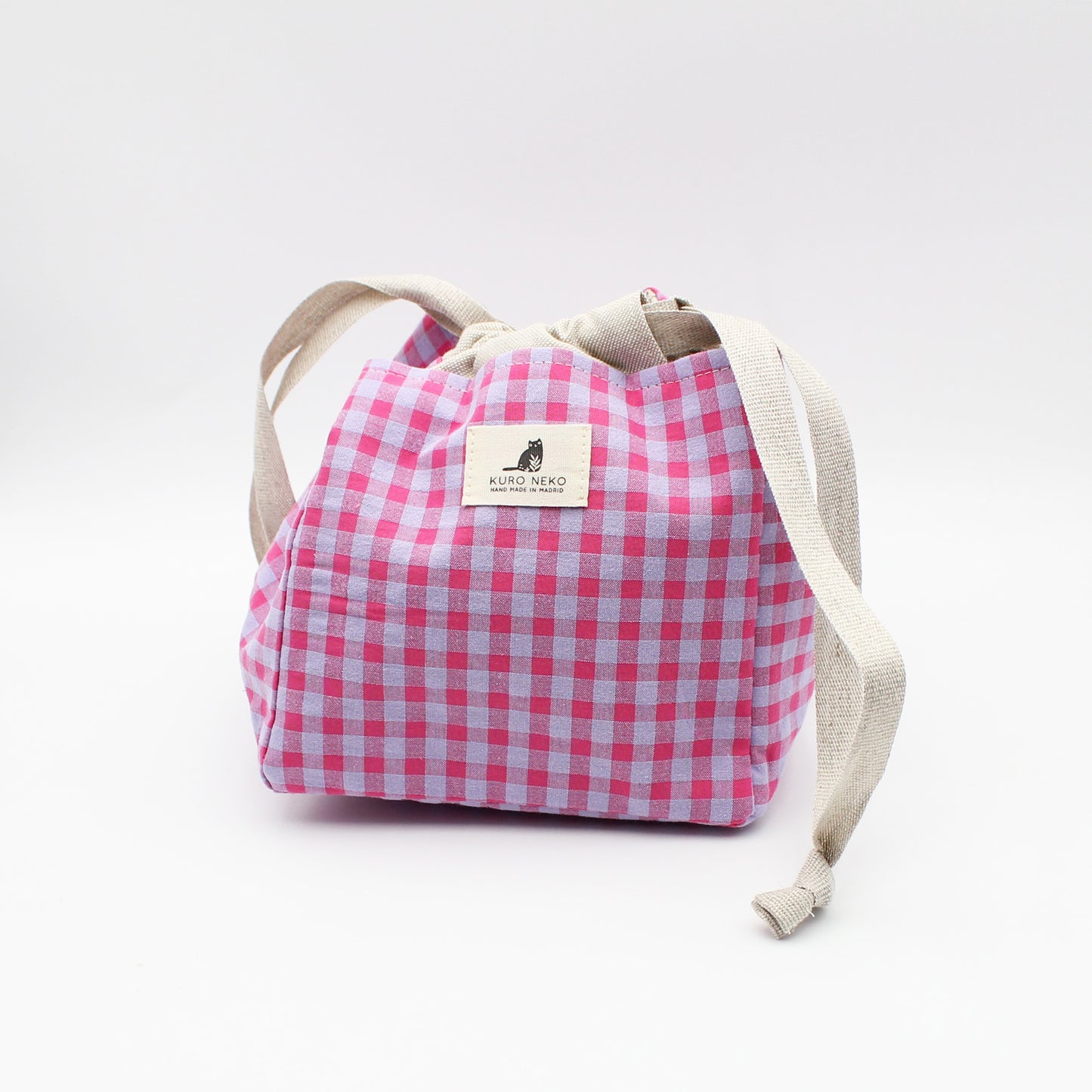 Sac à projet nomade Big Anne de Kuro Neko coloris Lilas