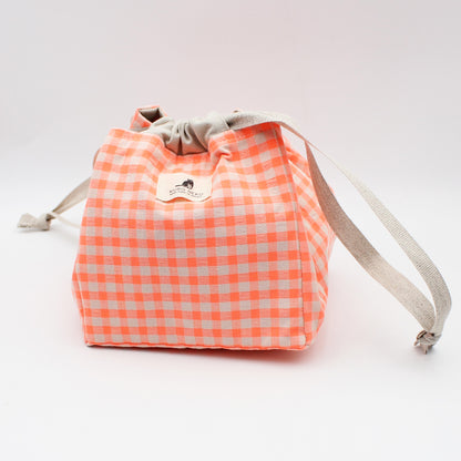 Sac à projet nomade Big Anne de Kuro Neko coloris Neon Orange