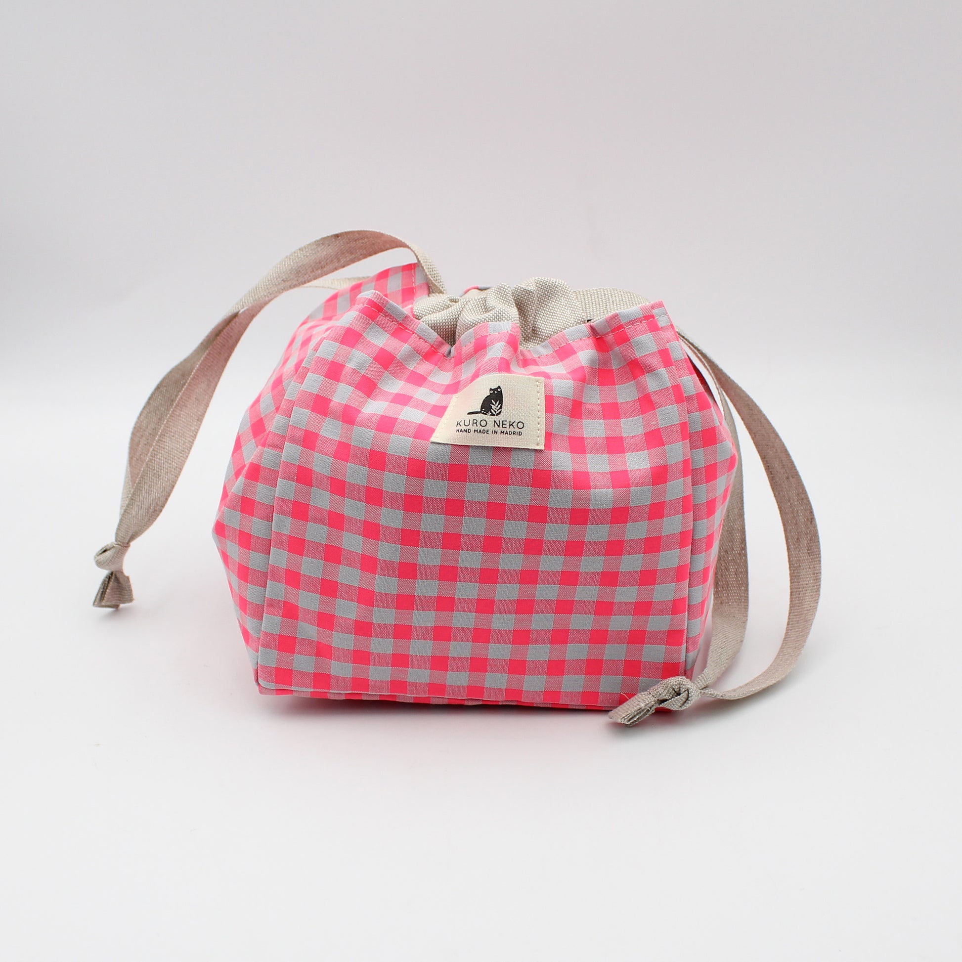 Sac à projet nomade Big Anne de Kuro Neko coloris Neon Rose