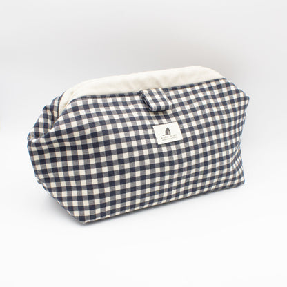 Pochette à projet Bloom de Kuro Neko coloris Noir & Blanc