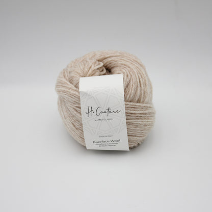 Blueface Wool de Laines du Nord coloris 001 Sable Clair