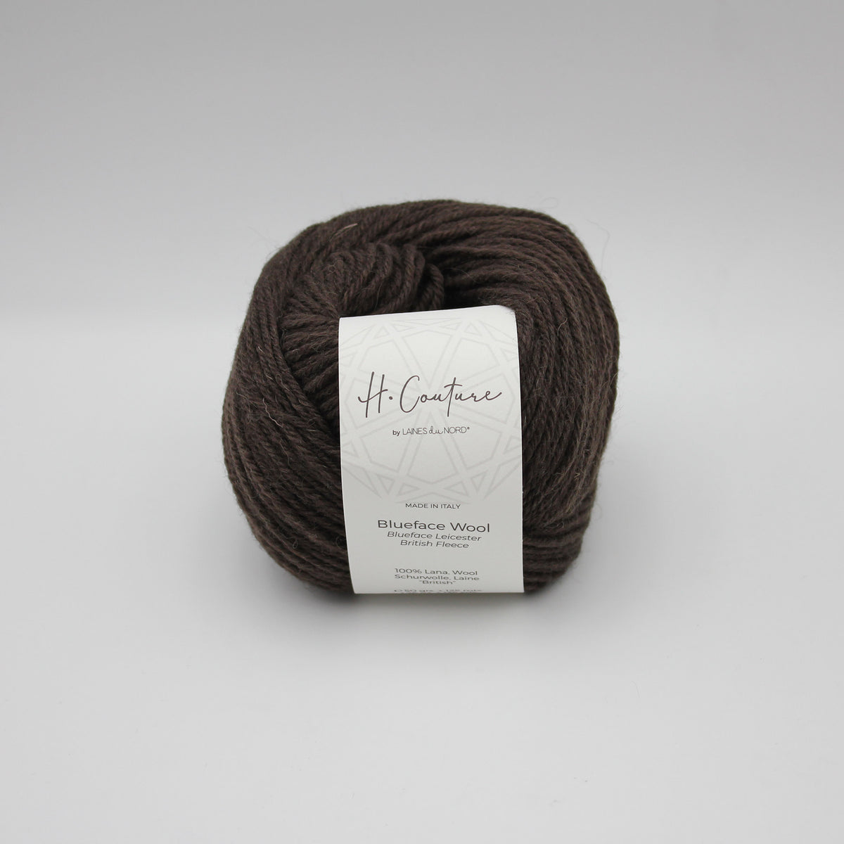 Blueface Wool de Laines du Nord coloris 003 Chocolat