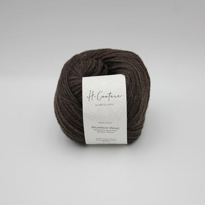 Blueface Wool de Laines du Nord coloris 003 Chocolat
