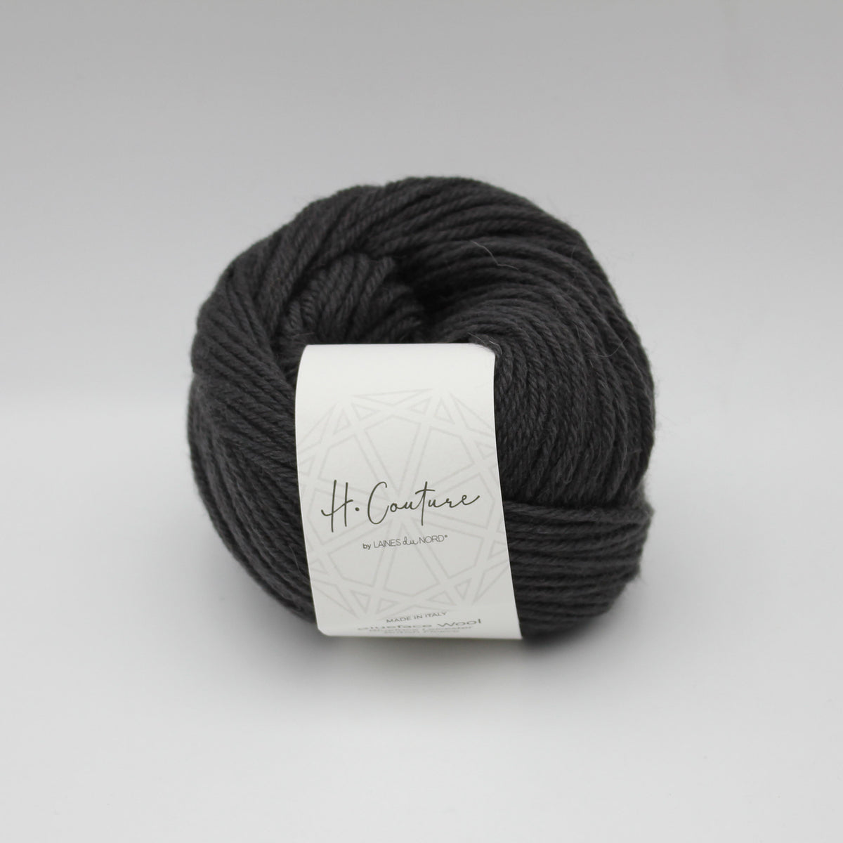 Blueface Wool de Laines du Nord coloris 004 Anthracite
