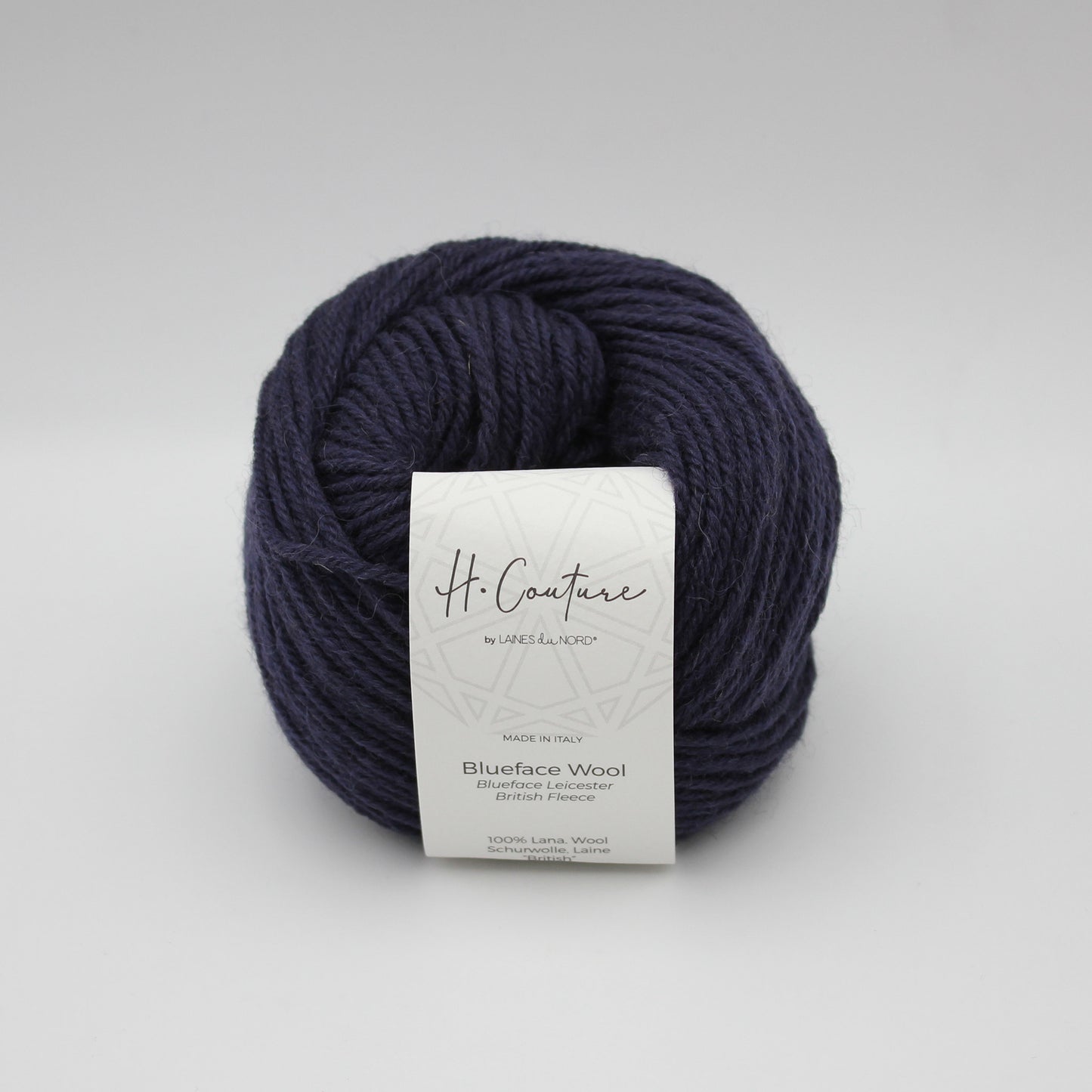 Blueface Wool de Laines du Nord coloris 006 Nuit
