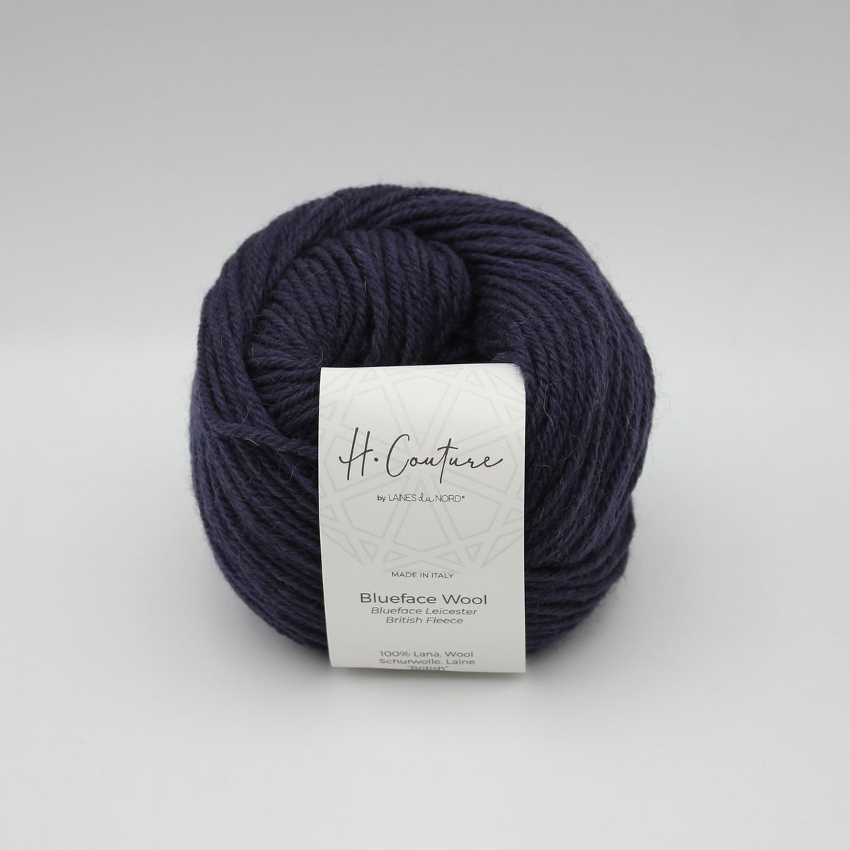 Blueface Wool de Laines du Nord coloris 006 Nuit