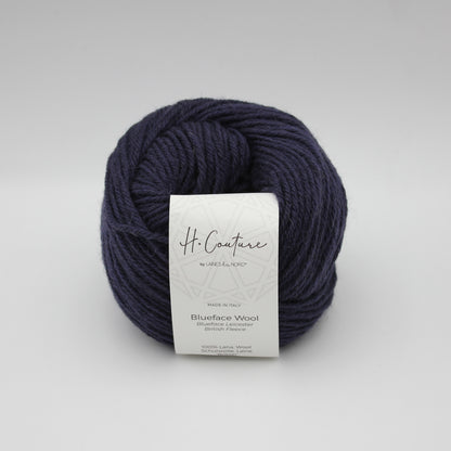 Blueface Wool de Laines du Nord coloris 006 Nuit