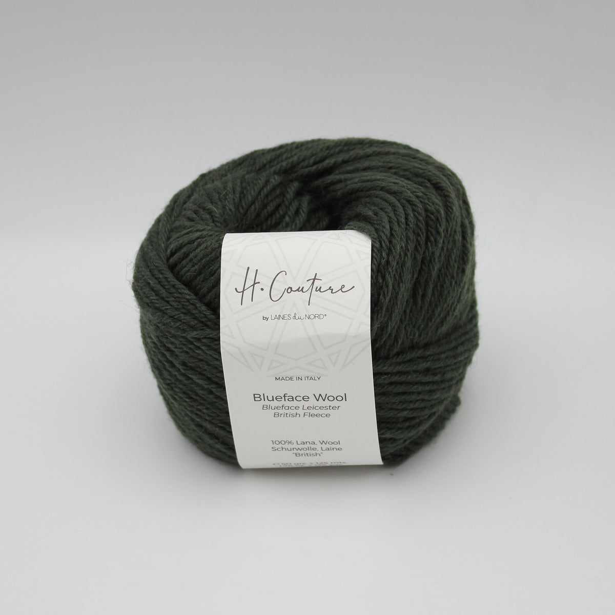 Blueface Wool de Laines du Nord coloris 007 Vert Anglais