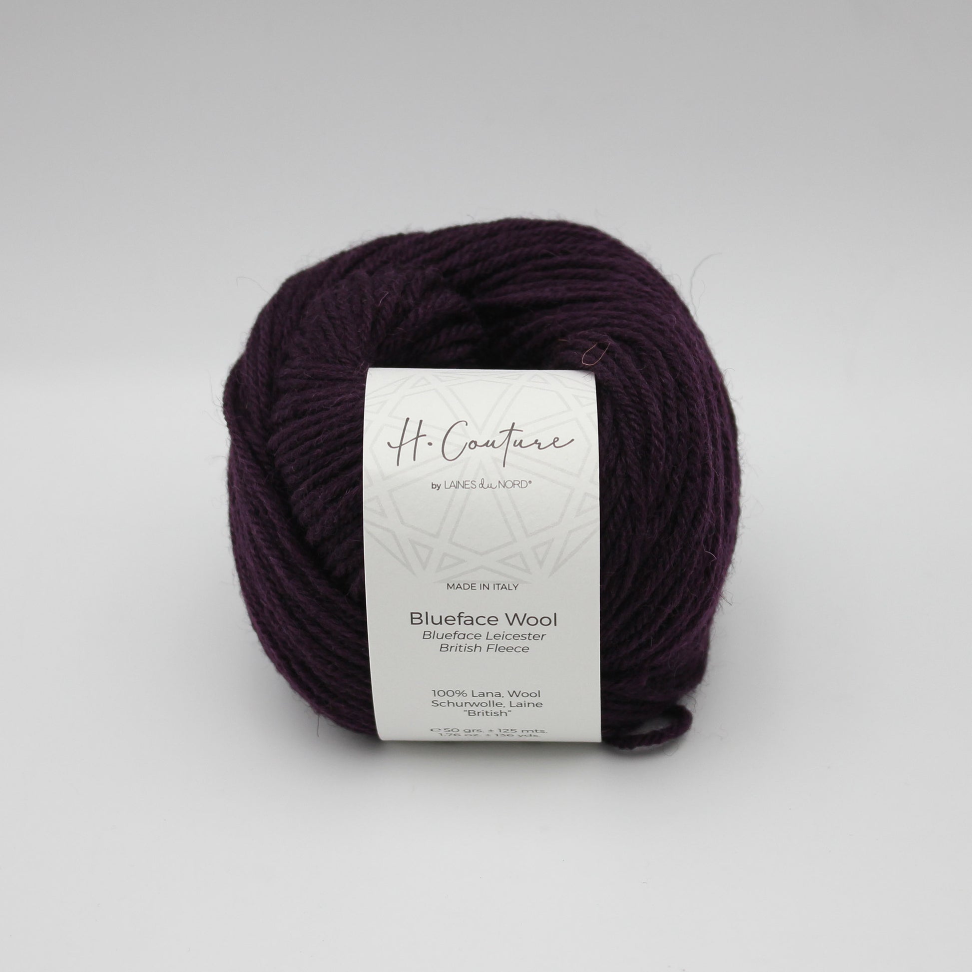 Blueface Wool de Laines du Nord coloris 010 Figue