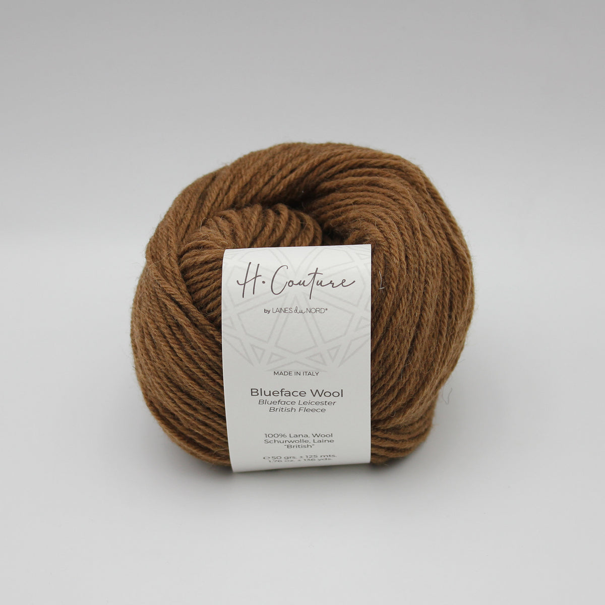 Blueface Wool de Laines du Nord coloris 016 Châtaigne