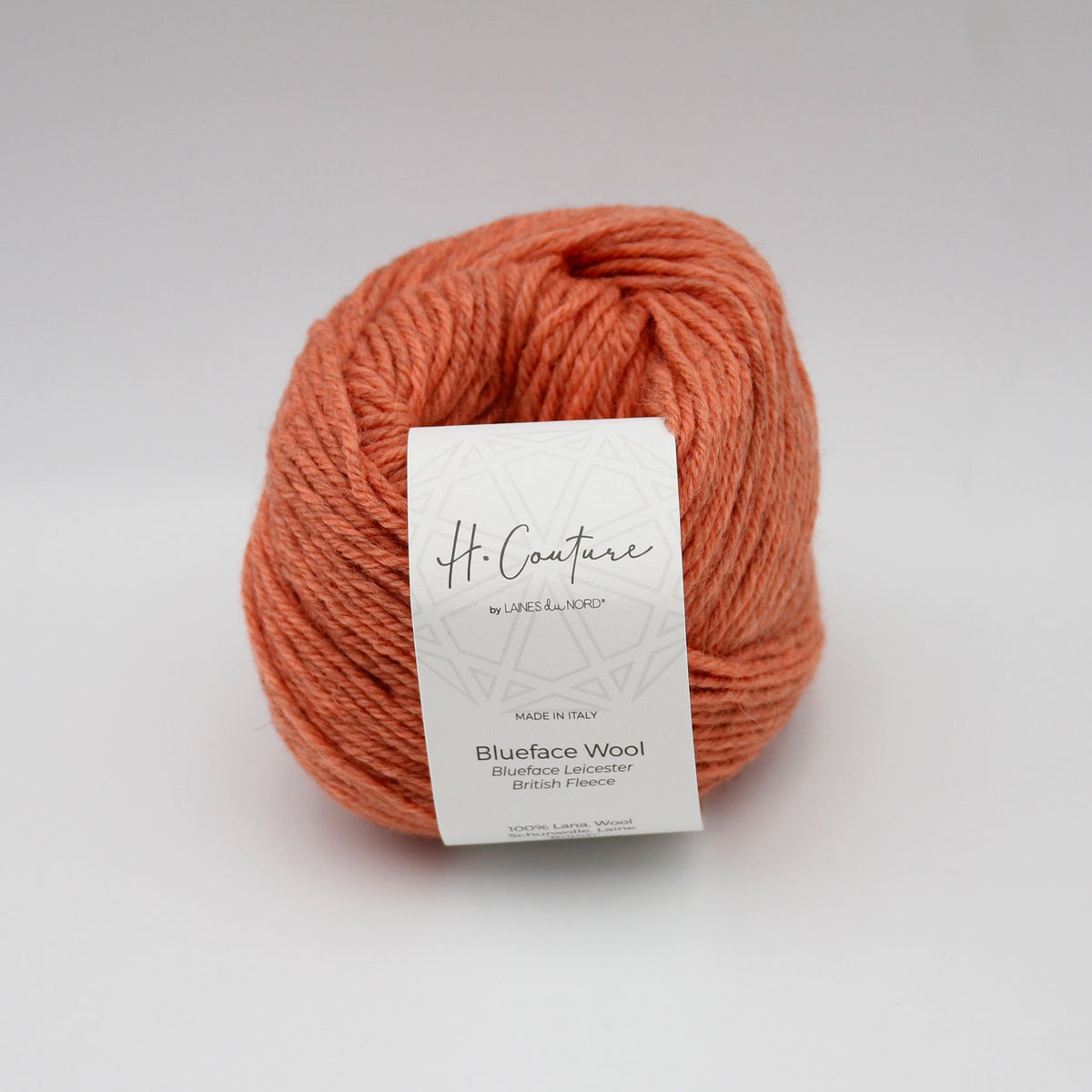 Blueface Wool de Laines du Nord coloris 018 Saumon